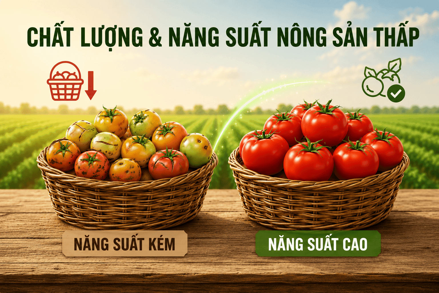 Trái kém chất lượng – Bán không được giá